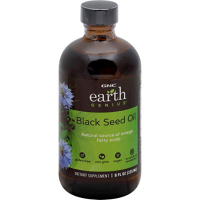 GNC Earth Genius Black Seed Oil - 8 Oz - Image 1