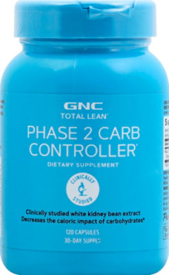 GNC Total Lean Phase 2 Carb Control - 120 Count - Image 2