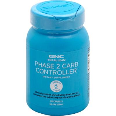 GNC Total Lean Phase 2 Carb Control - 120 Count - Image 1