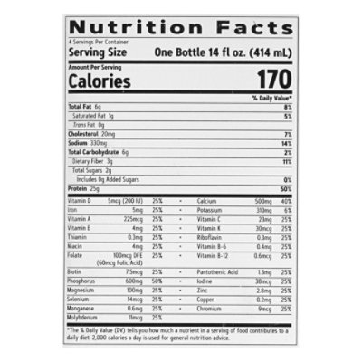 GNC Total Lean Lean Shake Strawberries & Cream - 4-14 Fl. Oz. - Image 4