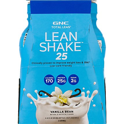 GNC Total Lean Shake Vanilla Bean - 4-14 Fl. Oz. - Image 6