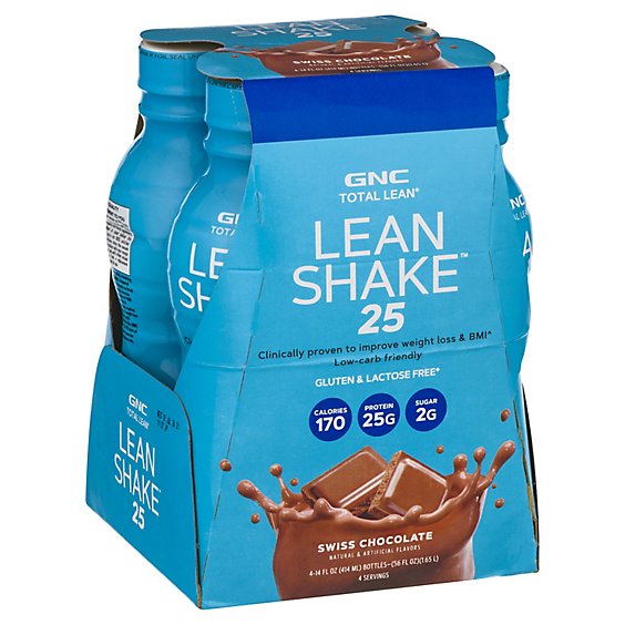 GNC Total Lean Shake Swiss Chocolate - 4-14 Fl. Oz.