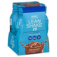 GNC Total Lean Shake Swiss Chocolate - 4-14 Fl. Oz. - Image 1