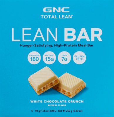 GNC Total Lean Bar White Chocolate Crunch - 5-1.76 Oz - Image 2