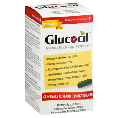 Glucocil - 120 Count - Online Groceries | Albertsons