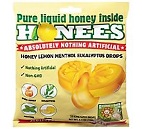 Honees Cough Drops Honey Lemon Menthol - 20 Count