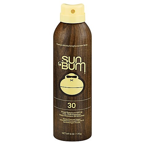 Sun Bum Sunscreen Continuous Spray Broad Spectrum SPF 30 - 6 Fl. Oz.