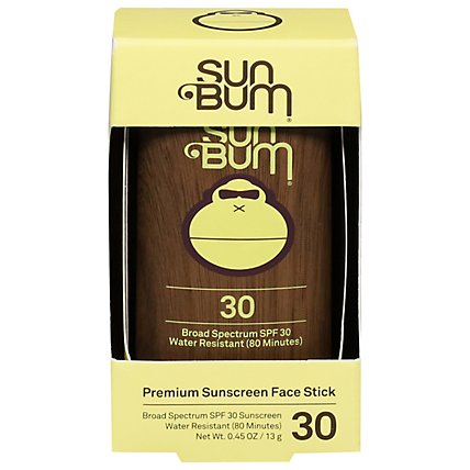 Sun Bum Sunscreen Face Stick Broad Spectrum SPF 30 - 0.45 Oz - Image 3