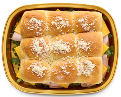 ReadyMeals Turkey & Cheddar Pull Apart Sliders 9 Count - Ready2Heat - Each - Image 1
