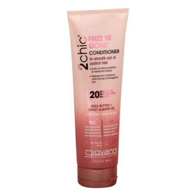 2chic Conditioner Frizz Be Gone Shea Butter + Sweet Almond Oil - 8.5 Fl. Oz.