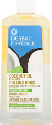 Desert Essence Pulling Rinse Dual Phase Coconut Oil - 8 Fl. Oz. - Image 2