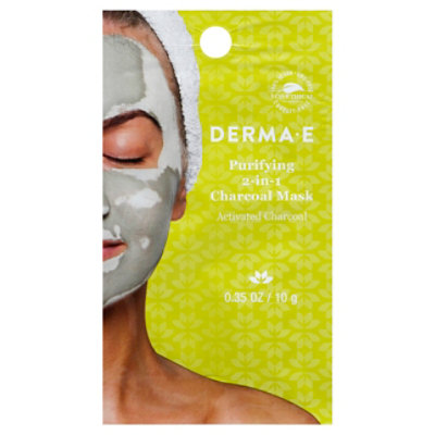 Derma E Charcoal Mask Purifying 2 In 1 035 Oz Safeway