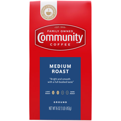 Community Coffee Medium Roast - 16 Oz - Image 1