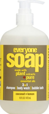 Everyone Soap 3 In 1 Coconut + Lemon - 16 Fl. Oz.