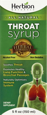 Herbion Throat Syrup - 5 Fl. Oz. - Image 3