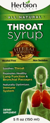 Herbion Throat Syrup - 5 Fl. Oz. - Image 2