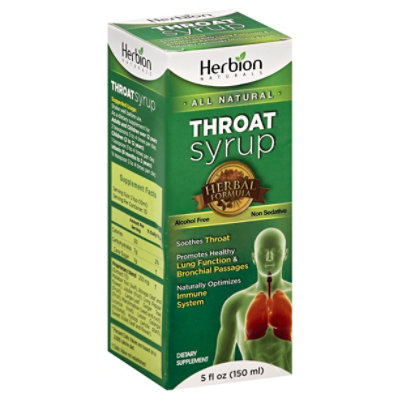 Herbion Throat Syrup - 5 Fl. Oz. - Image 1