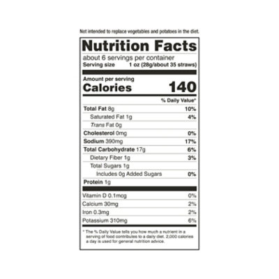 Good Health Veggie Straws Zesty Ranch - 6.75 Oz - Image 3