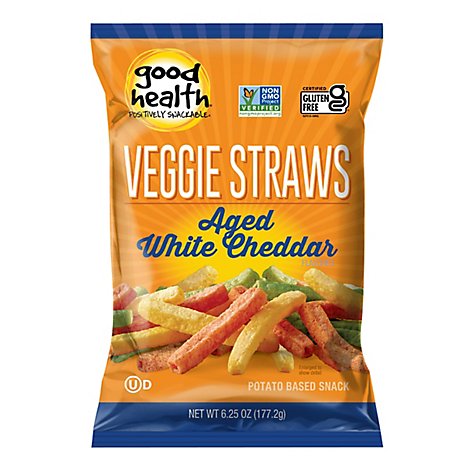 Good Health Veggie Straws Aged White Cheddar - 6.75 Oz