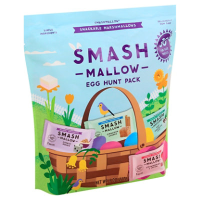 Smashmallow Marshmallows Snackable Malloween 25 Count - 8 Oz