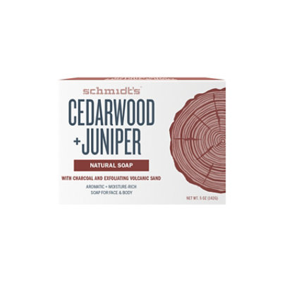Schmidts Soap Bar For Face & Body Cedarwood + Juniper - 5 Oz - Image 4