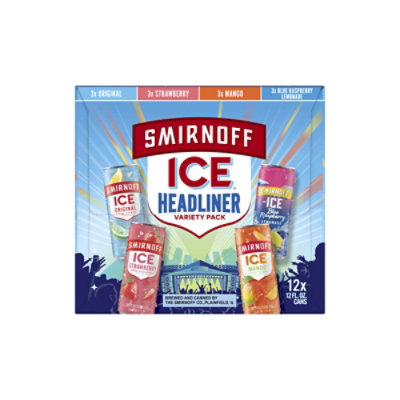 Smirnoff Ice Fun Pack In Cans - 12-12 Fl. Oz.