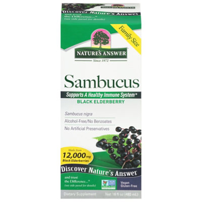 Natures A Sambucus Blk Eldrbry Fam - 16 Oz