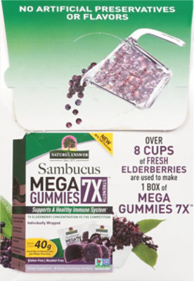 Natures A Sambucus Mega Gummies - 30 Count - Image 5