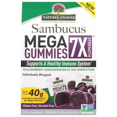 Natures A Sambucus Mega Gummies - 30 Count - Image 1