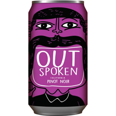 Outspoken Pinot Noir Cans Wine - 375 Ml