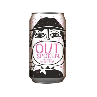 Outspoken Sparkling Rose Cans Wine - 375 Ml - Image 1