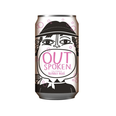 Outspoken Sparkling Rose Cans Wine - 375 Ml