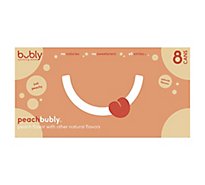 bubly Sparkling Water Peach Cans - 8-12 Fl. Oz.