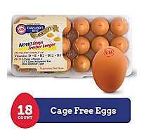 Egglands Best Cage Free Large Brown Eggs  - 18 Count
