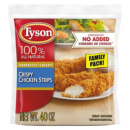 Tyson Fully Cooked Crispy Frozen Chicken Strips - 40 Oz - Image 2