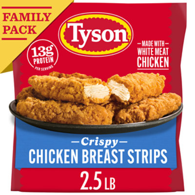 Tyson Frozen Crispy Chicken Breast Strips Family Pack - 40 Oz - Image 2