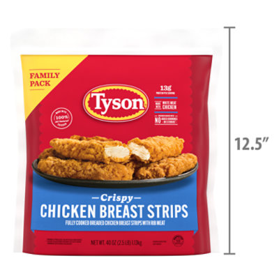 Tyson Fully Cooked Crispy Frozen Chicken Strips - 40 Oz - Image 4