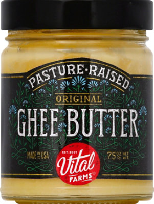 Vital Farms Ghee Butter Pasture Raised Original - 7.5 Oz - Andronico's