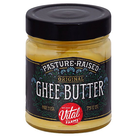 Vital Farms Ghee Butter Pasture Raised Original - 7.5 Oz