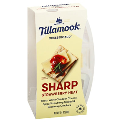 Tillamook Sharp Strawberry Heat Ch - 2.4 Oz