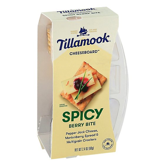 Tillamook Spicy Berry Bite Cheeseboard - 2.4 Oz