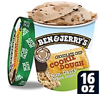 Ben & Jerrys Chocolate Chip Cookie Dough Non Dairy Frozen Dessert - 16 Oz