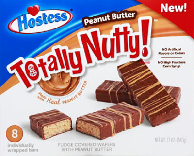 Hostess Totally Nutty! Peanut Butter Wafers 8 Count - 12 Oz - Image 2