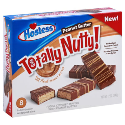 Hostess Totally Nutty! Peanut Butter Wafers 8 Count - 12 Oz - Image 1