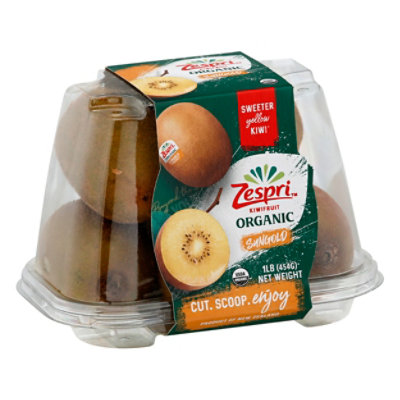 Organic Kiwi Fruit, 1 lb Clam Shell