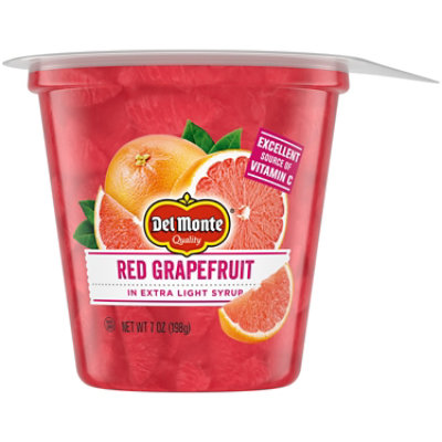 Del Monte Fruit Naturals Fruit Snack Red Grapefruit In Extra Light Syrup - 7 Oz