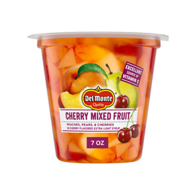 Del Monte Cherry Mixed Fruit Cup Snacks - 7 Oz