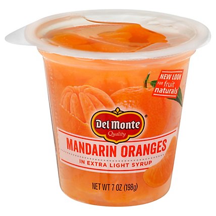 Del Monte Fruit Naturals Fruit Snack Mandarin Orange In Extra Light Syrup - 7 Oz - Image 1
