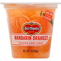 Del Monte Fruit Naturals Fruit Snack Mandarin Orange In Extra Light Syrup - 7 Oz - Image 2