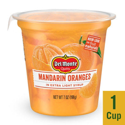 Del Monte Fruit Naturals Fruit Snack Mandarin Orange In Extra Light Syrup - 7 Oz - Image 1